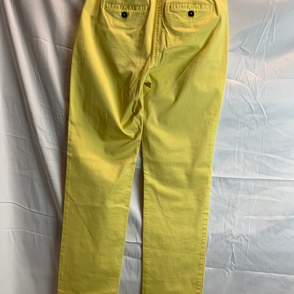 NWT Boden Pale Lemon Chino Pants Size 4 Long - Picture 5 of 9